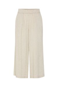 Pieces Pantal&oacute;n culotte de lino con cintura el&aacute;stica