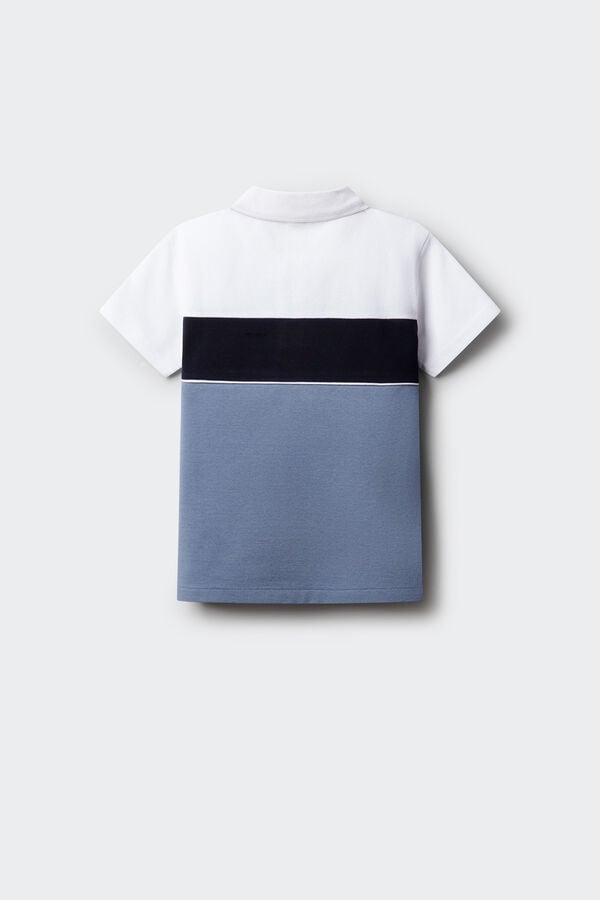 Springfield Kids Dečija oksford majica polo Plava