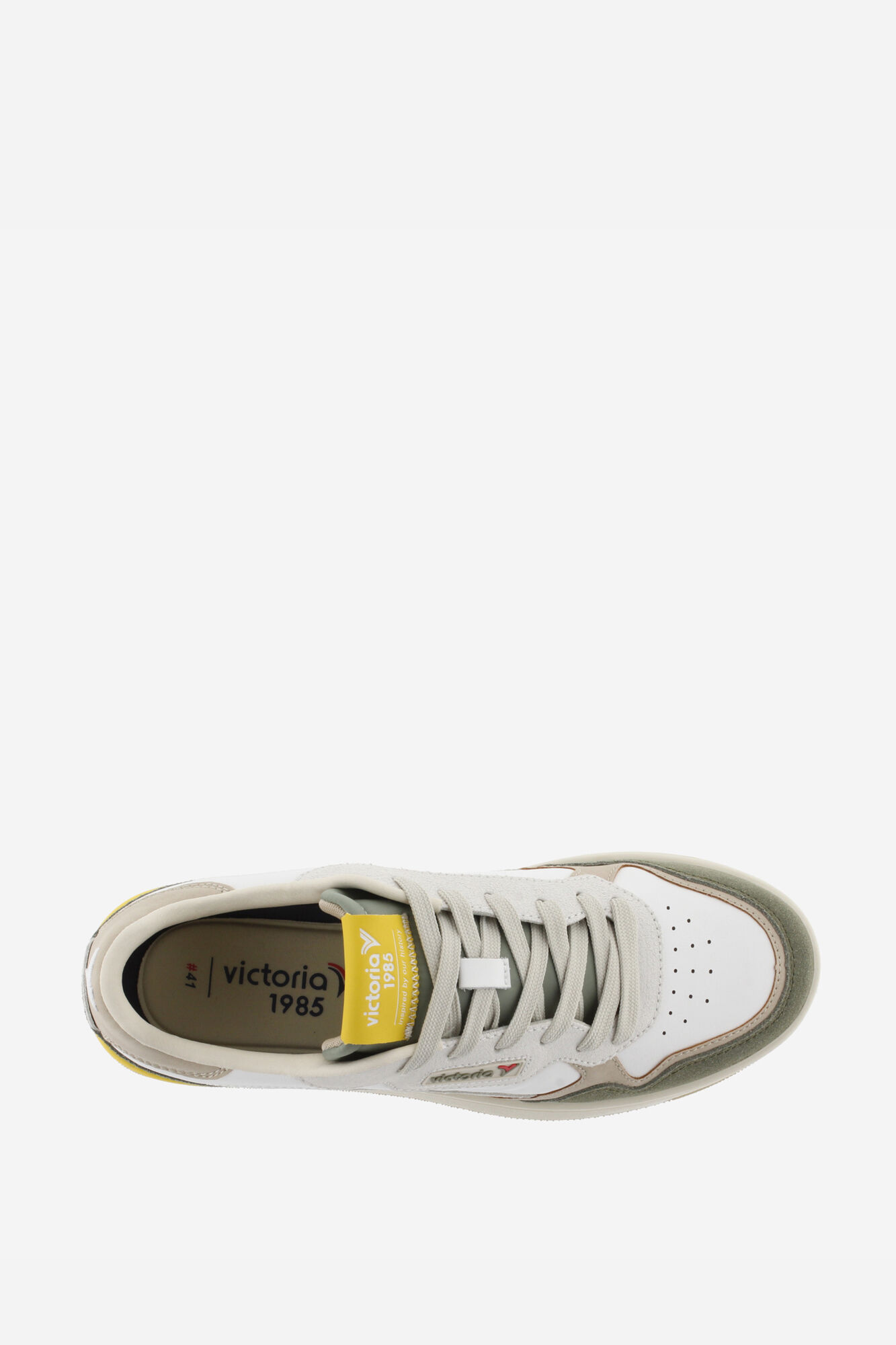 Baskets Victoria 1985 LEGGERA Pour Homme - Nylon, Cuir, Détails Fluo, Semelle Phylon, Style Rétro - 9