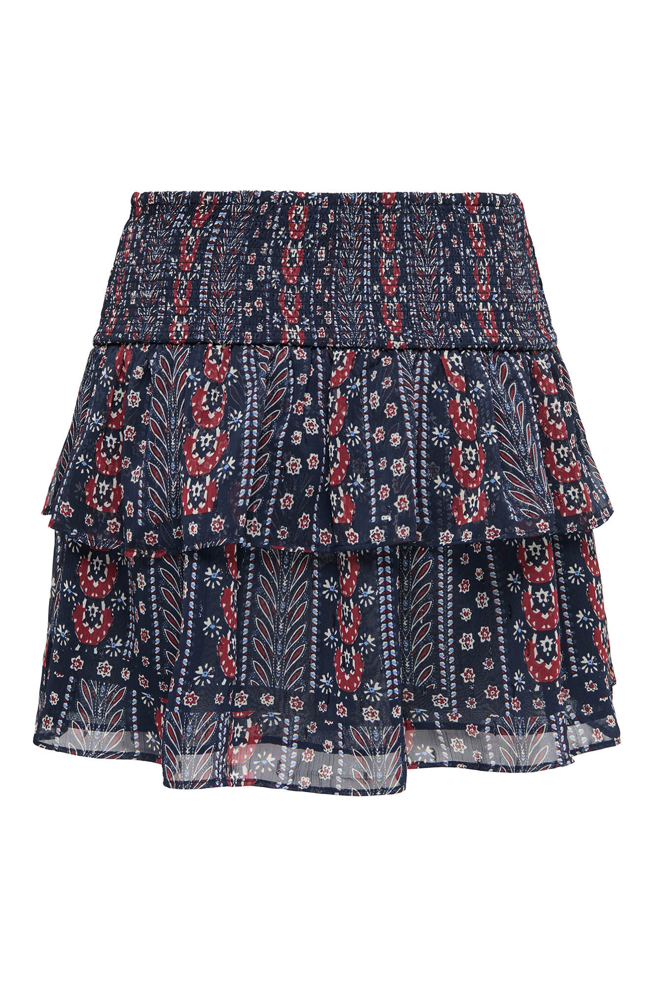 Only Falda corta con lurex