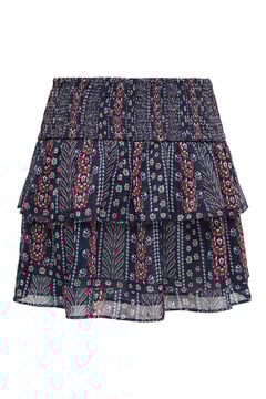 Only Falda corta con lurex