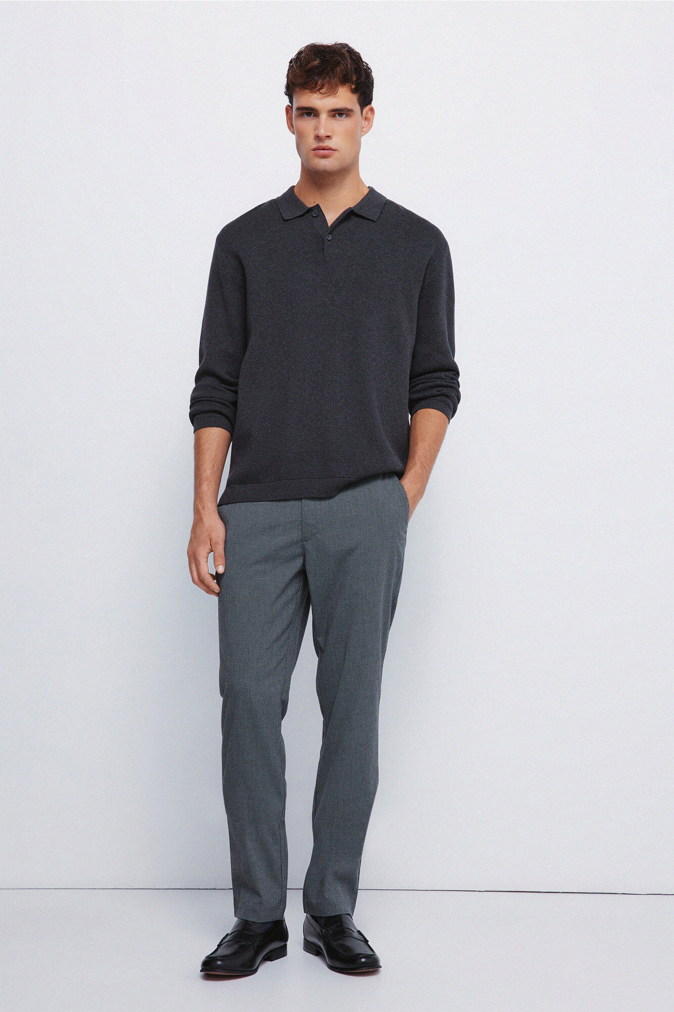 Springfield Slim fit, struktur&aacute;lt nadr&aacute;g