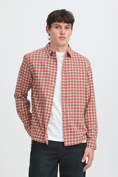 Blend Camisa em algod&atilde;o de manga comprida
