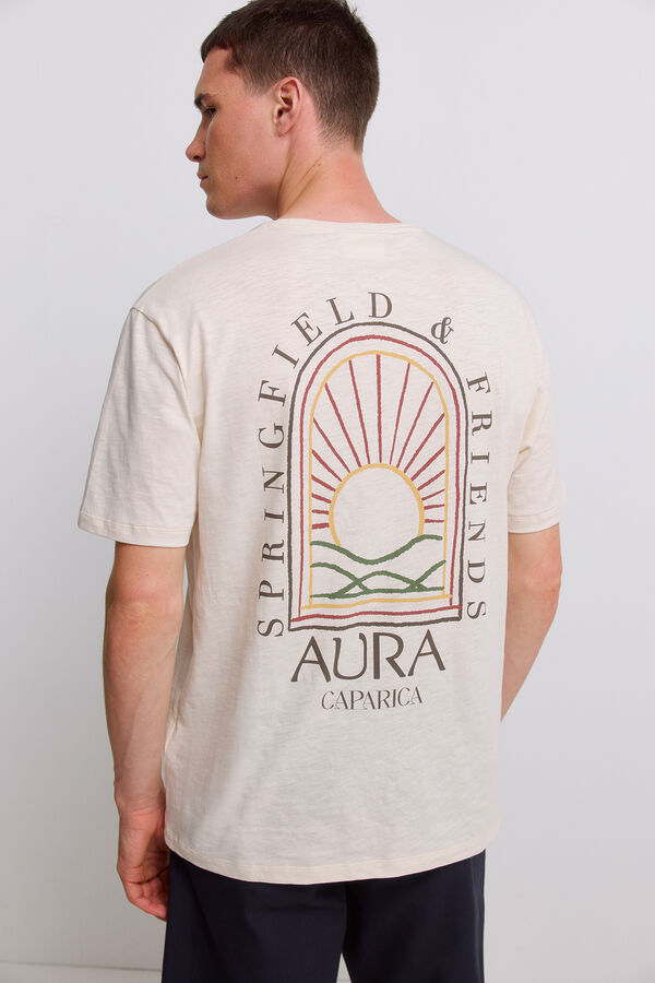 Springfield Aura & Friends Chiringuito T-shirt white