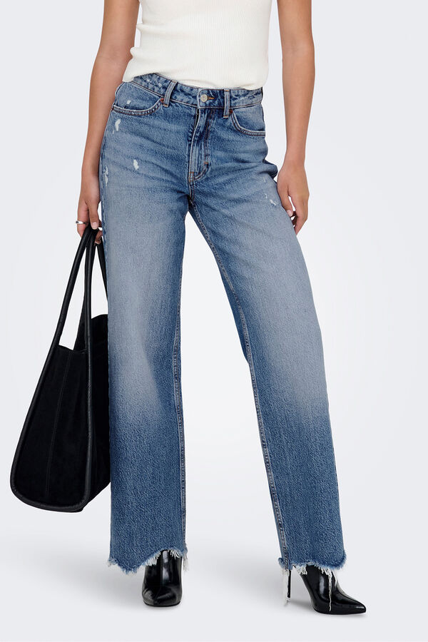 Only Jeans Wide Leg Blau