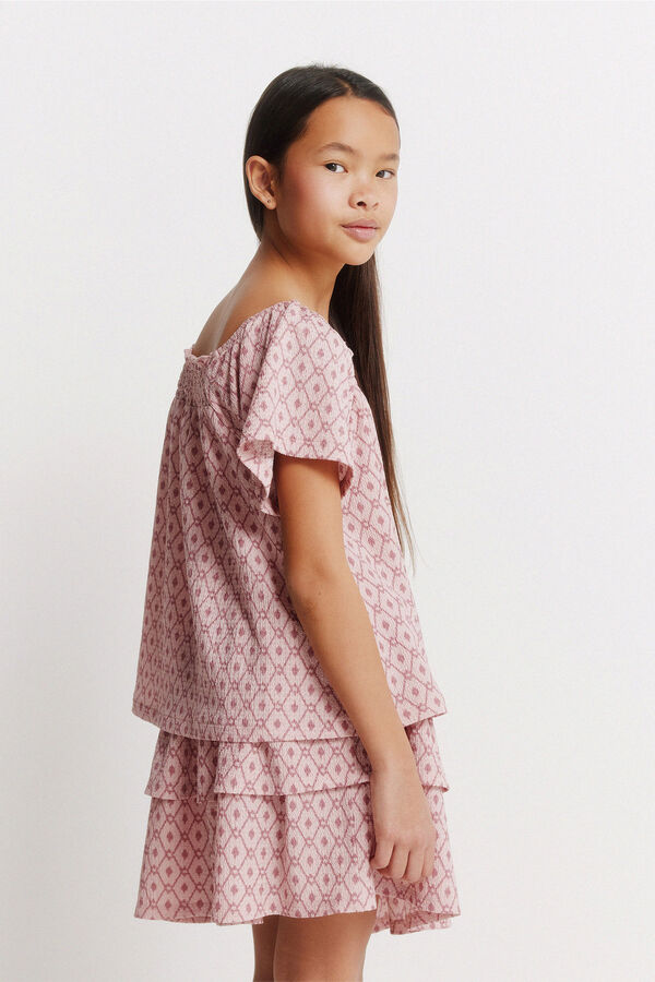 Springfield Kids Falda IKAT ni&ntilde;a morado/lila