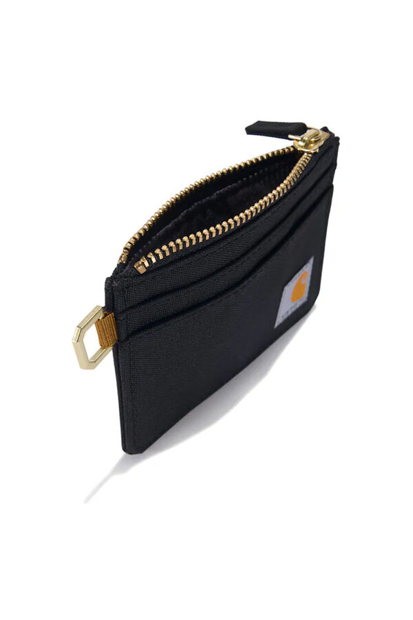 Carhartt Wallet with card holder and zip fastening black