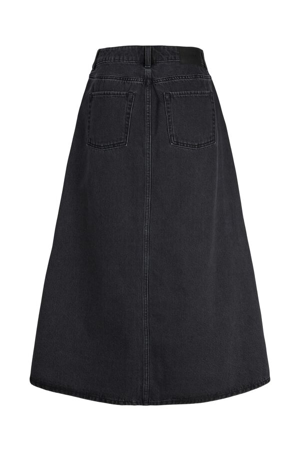 Jack & Jones Long denim skirt black