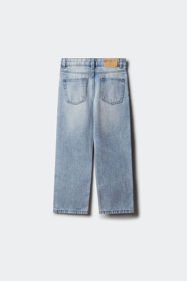 Springfield Kids Jeans reto para meninos azul