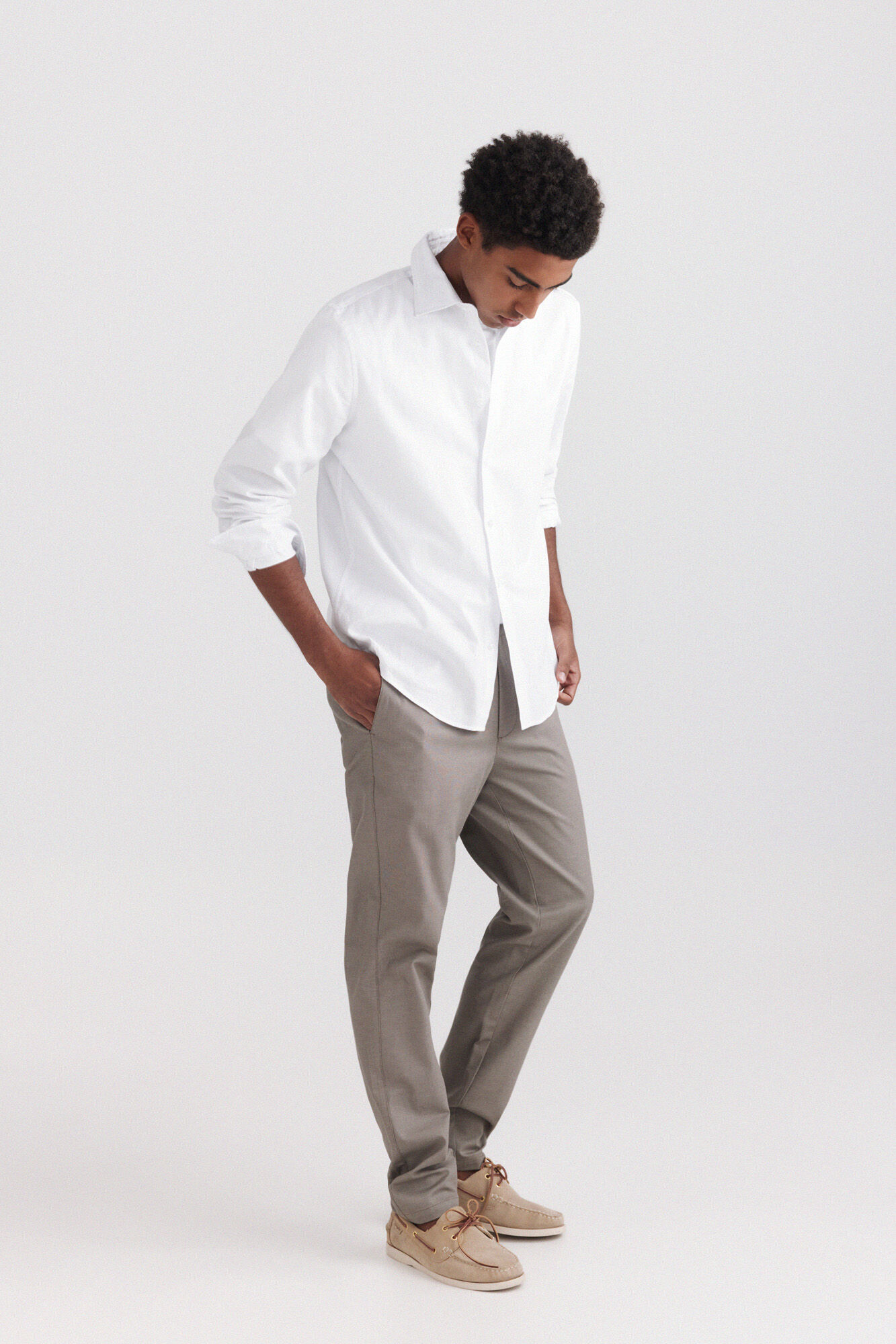Springfield Bicolour structure comfort fit chinos