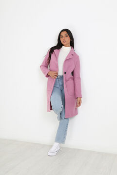Springfield Cloth coat with lining pink