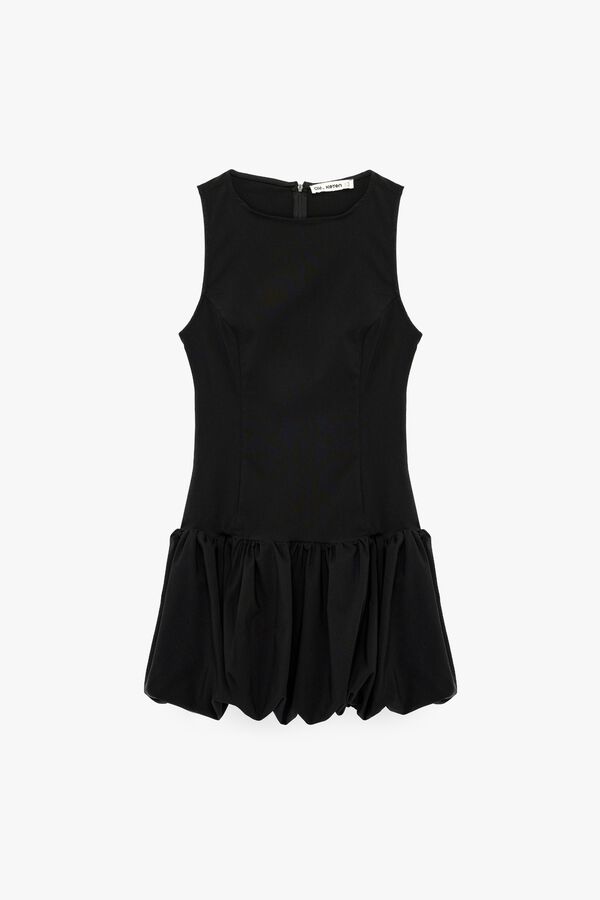 Koton Vestido mini globo negro