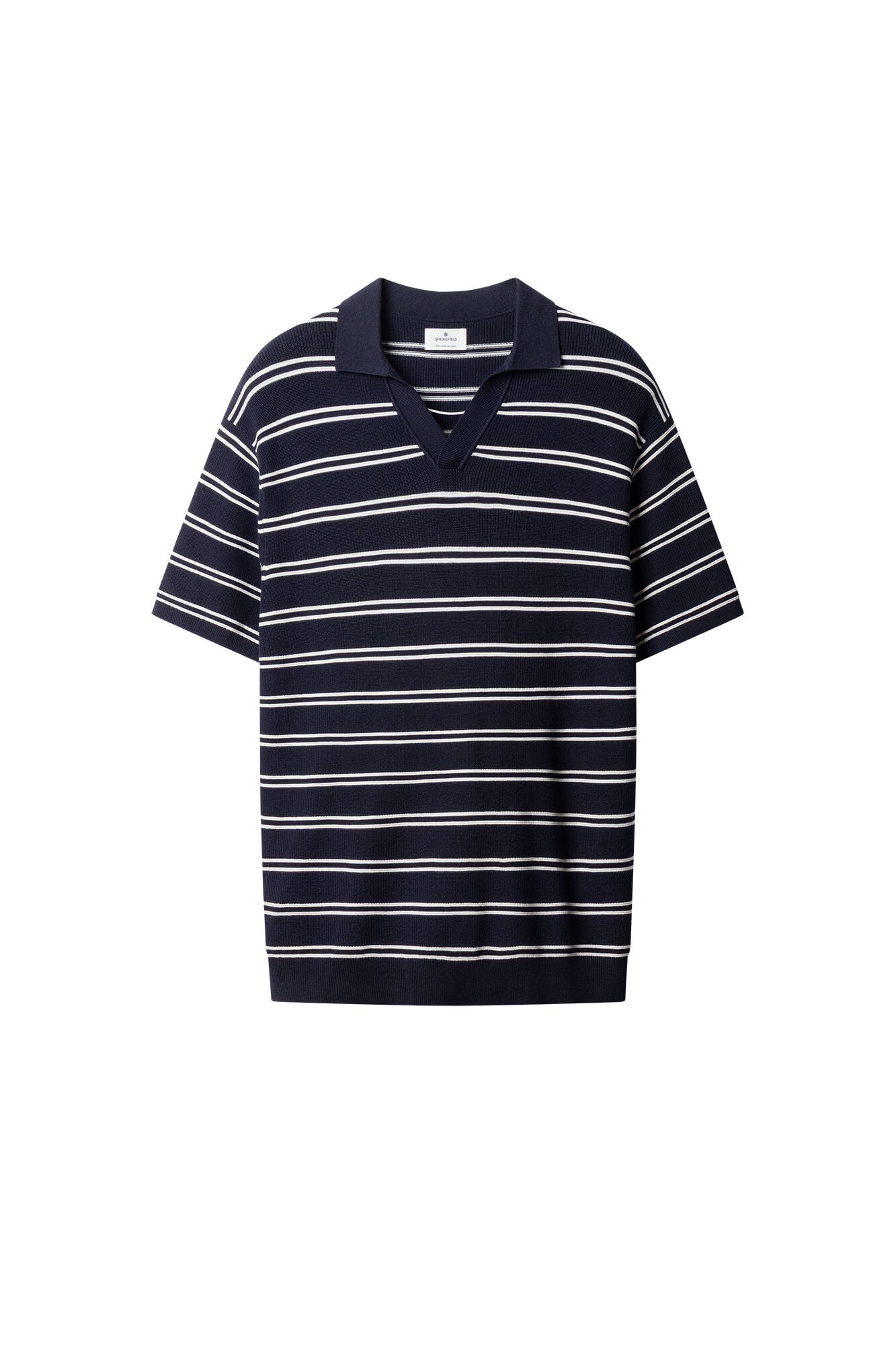 Springfield Multistriped structure polo shirt