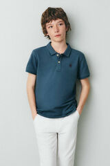 Springfield Kids Basic kids' polo shirt blue