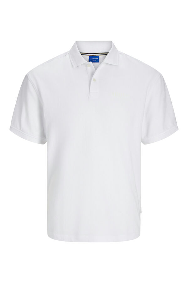 Springfield Plain fit polo shirt white