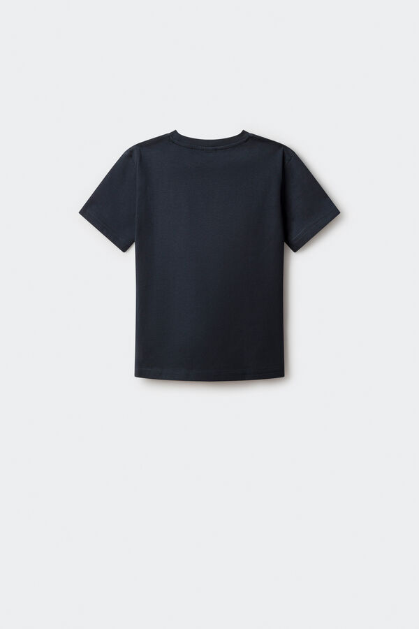 Springfield Kids Camiseta Logo SPF niño azul