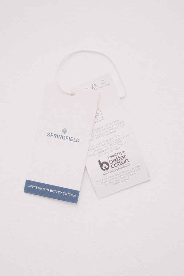 Springfield Oxford cotton shirt pink