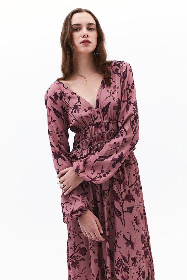 Oxxo Vestido largo morado/lila