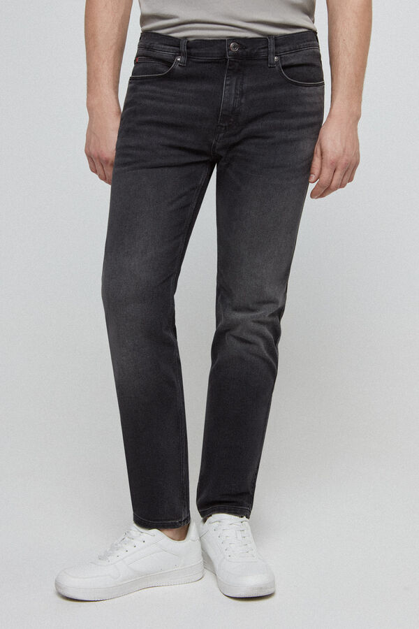 Springfield Mid-grey jeans szürke
