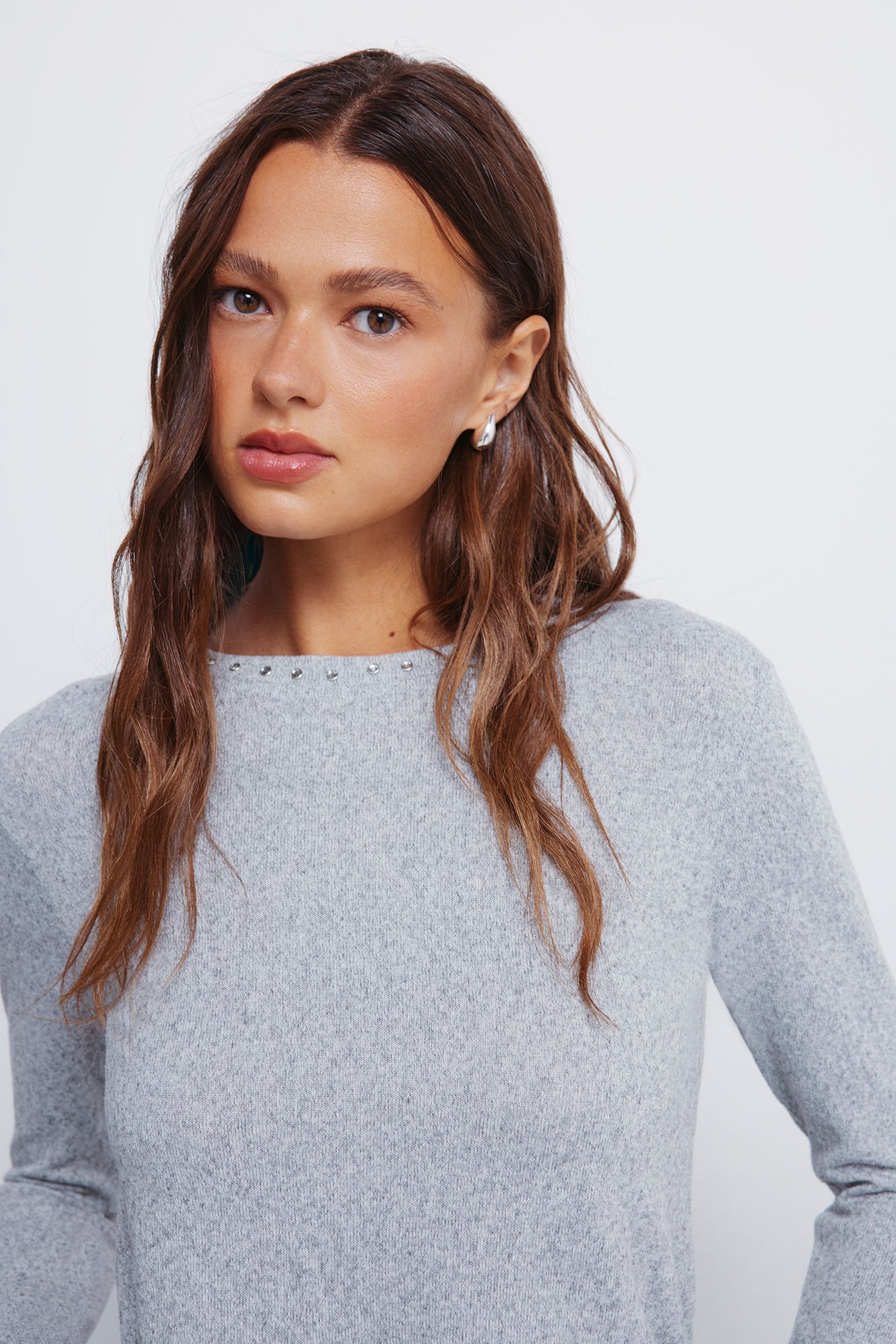 Springfield Camiseta cuello tachas