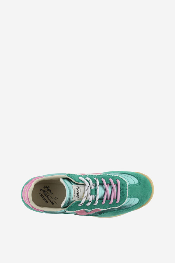 Victoria Metallic sneakers green