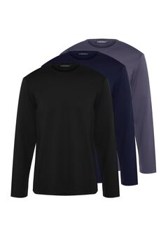 Trendyol Pack de 3 T-shirt b&aacute;sica de gola redonda