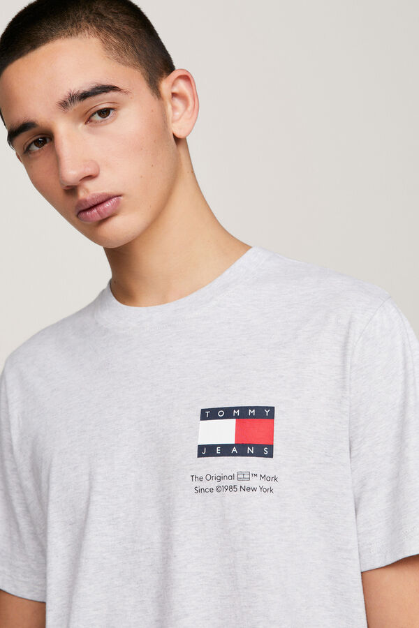 Springfield T-shirt de homem Tommy Jeans cinza