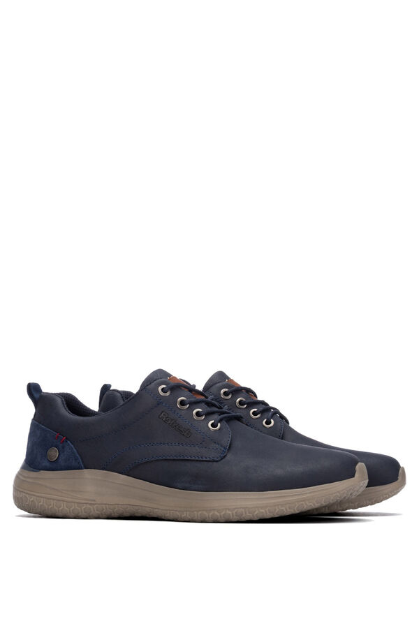 Refresh Brushed casual shoe blue