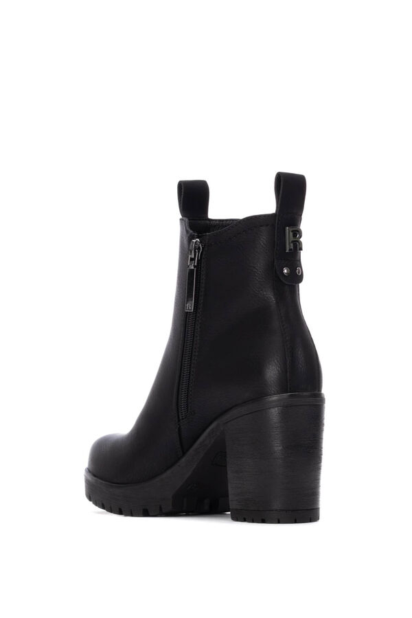 Refresh Elastic chelsea ankle boot noir