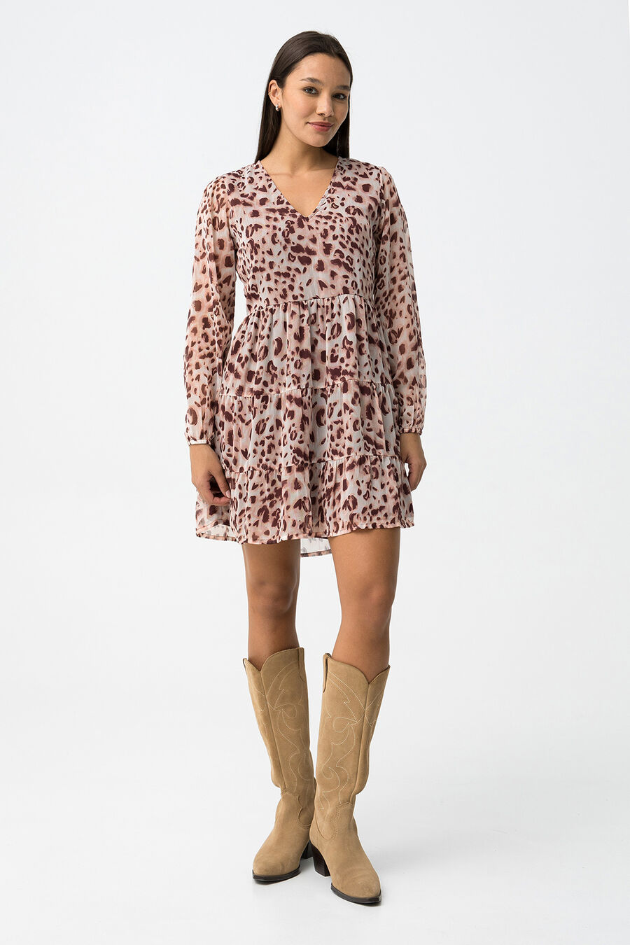 Vestido Estampado Animal