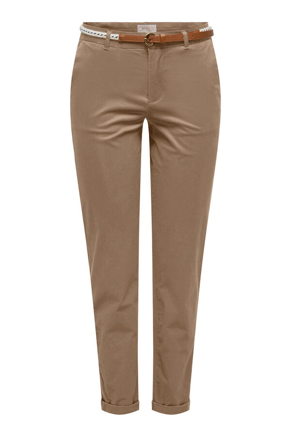 Only Elastische Chinohose Rosa