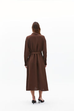 Oxxo Vestido camisero midi