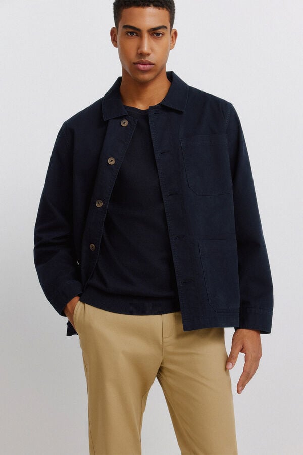 Springfield Chino pantalone standardnog kroja Bež