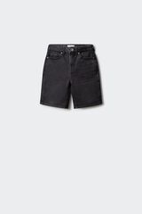 Springfield Kids Bermudas infantil em denim preto