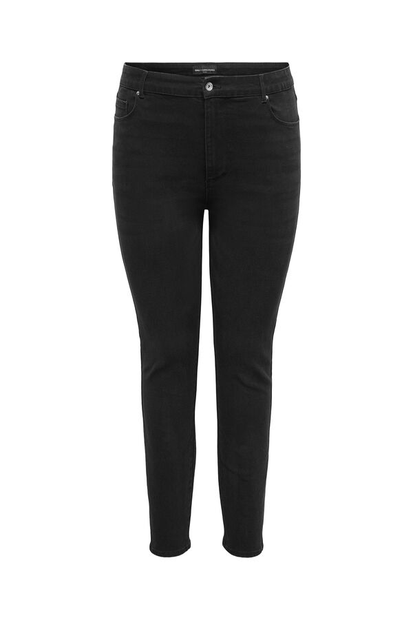 Only Carmakoma Jeans skinny talla grande negro