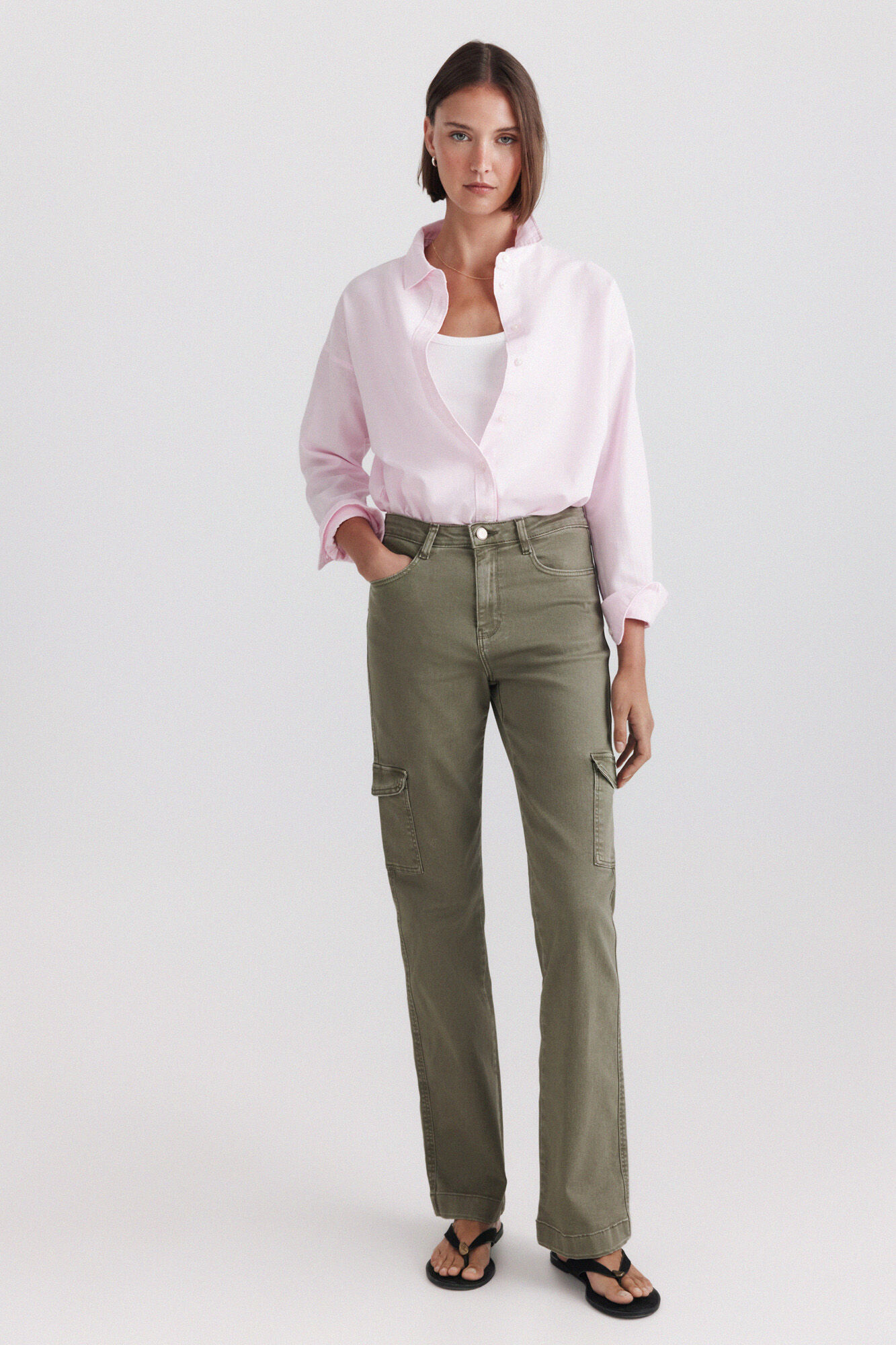 Springfield Cargo straight jeans
