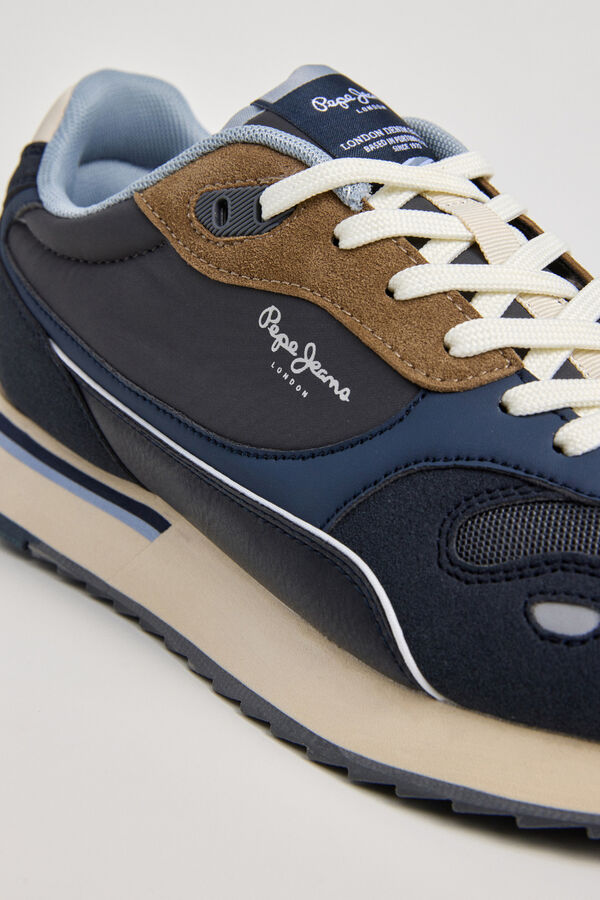 Pepe Jeans Lightweight running style sneakers blue
