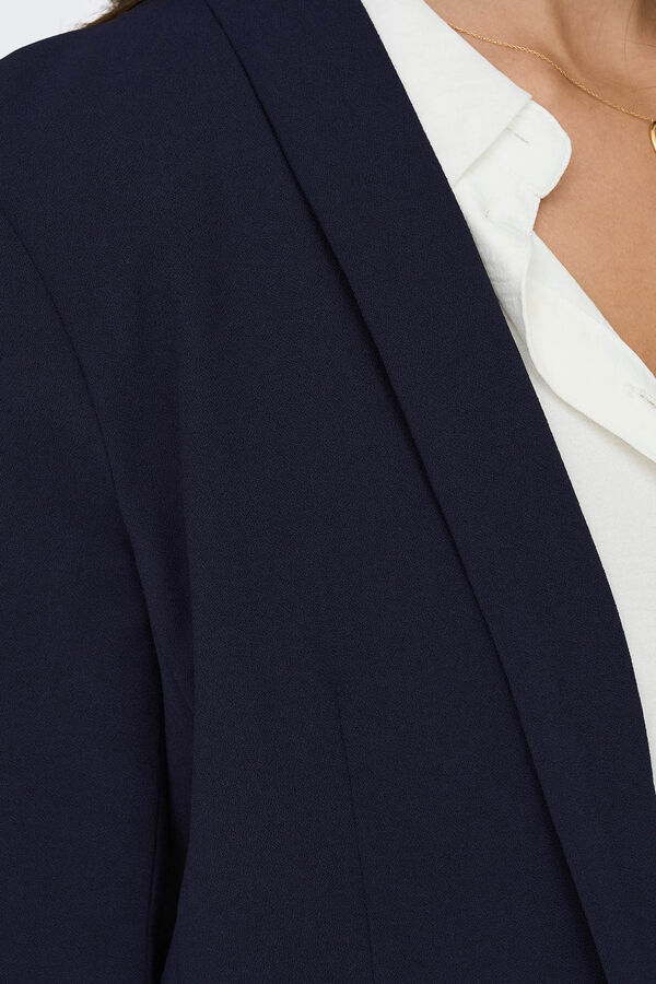 Springfield Buttonless blazer bleuté