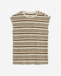 Springfield Striped jersey-knit T-shirt
