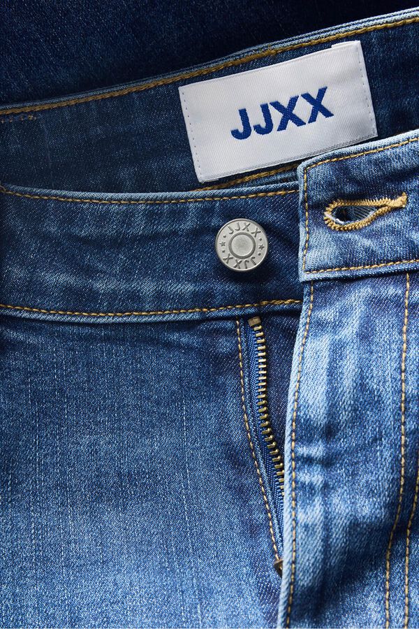 Jack & Jones Jeans flared tiro medio azul