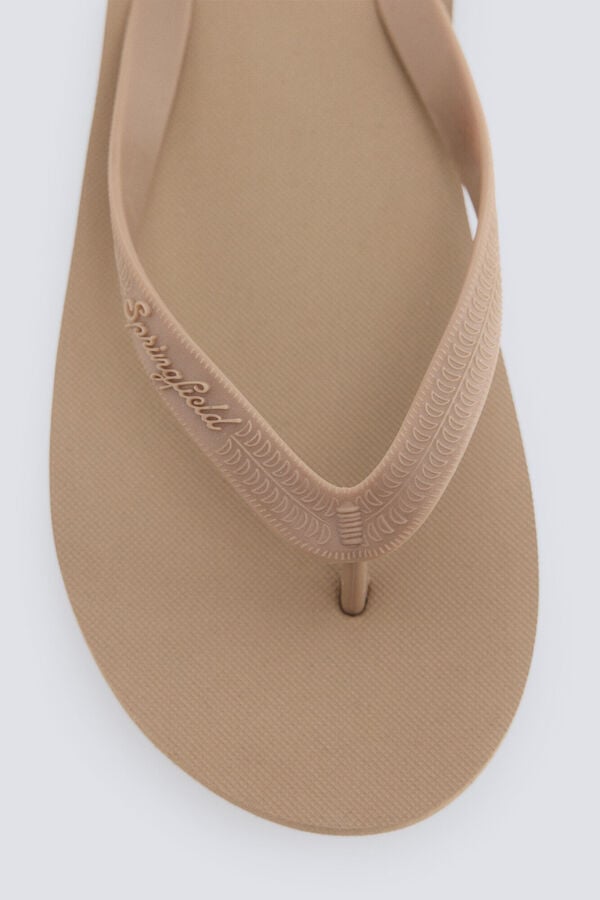 Springfield Toe post sandal brown