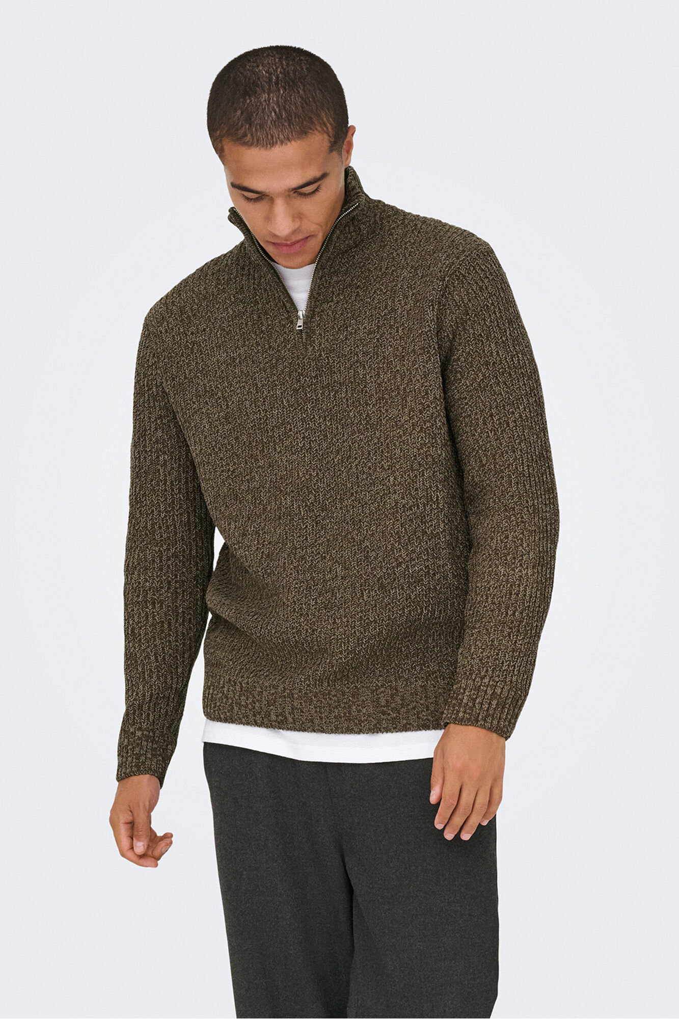 Only & Sons Camisola de gola alta com gola