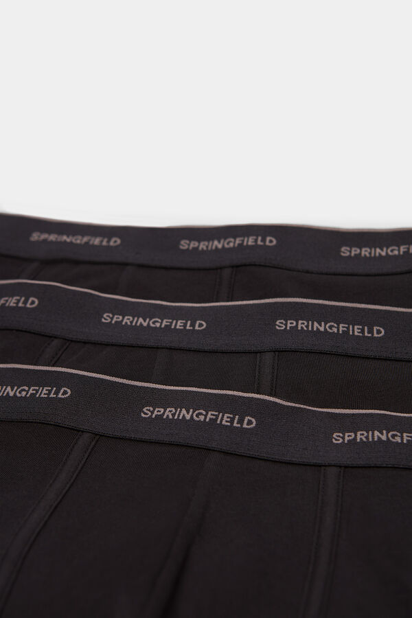 Springfield 3-pack essentials boxers black