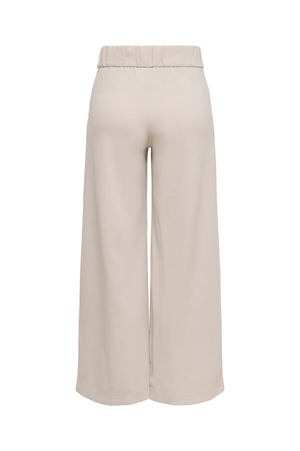 JDY Lange Wide-Leg-Hose Grau