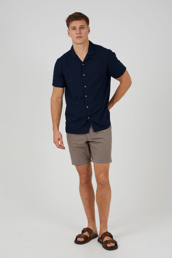 Camisa de manga corta con botones