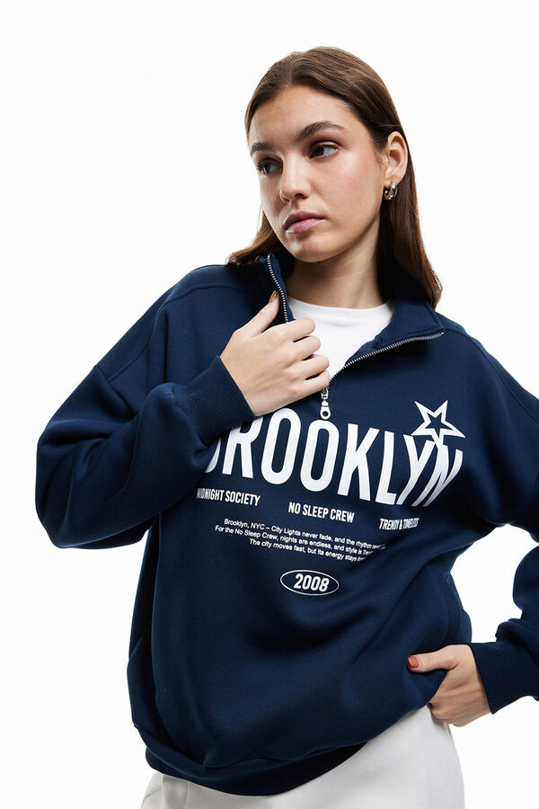 Koton Sudadera oversize azul