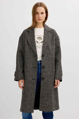 Inside Abrigo espiga hombro ca&iacute;do verde