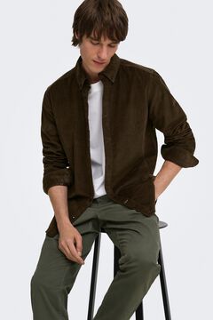 Only & Sons Sobrecamisa de pana regular fit
