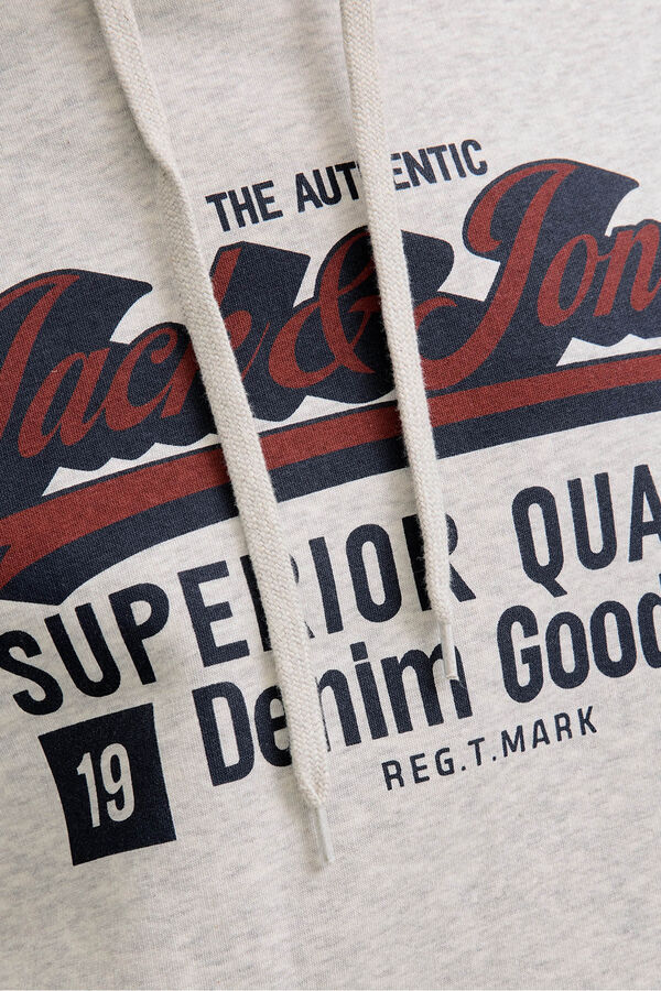 Jack & Jones Sudadera regular fit blanco