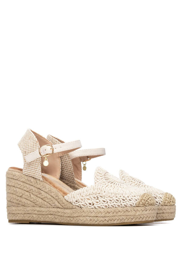 XTI Jute wedge espadrille brown